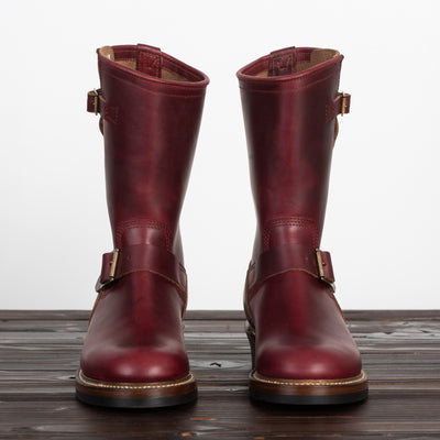 John Lofgren Wabash Engineer Boots - Burgundy CXL - Standard & Strange