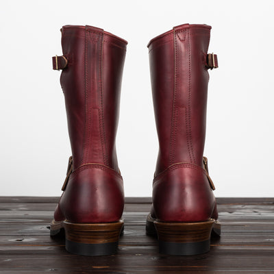 John Lofgren Wabash Engineer Boots - Burgundy CXL - Standard & Strange