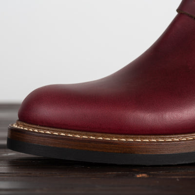 John Lofgren Wabash Engineer Boots - Burgundy CXL - Standard & Strange