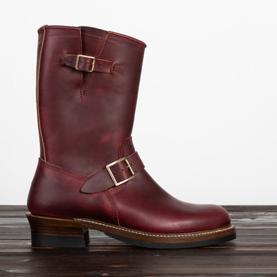 John Lofgren Wabash Engineer Boots - Burgundy CXL - Standard & Strange