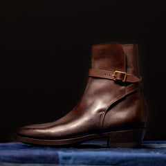 Clinch Boots Jodhpur Boot - Brown Calfskin - CN Wide Last - Standard & Strange