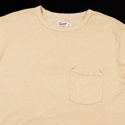 Freenote 9oz Pocket Tee - Cream - Standard & Strange