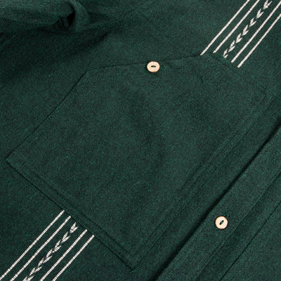 Graziano and Gutiérrez Work-Shirt - Green Striped - Standard & Strange