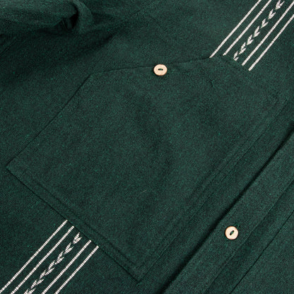 Graziano and Gutiérrez Work-Shirt - Green Striped - Standard & Strange