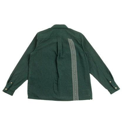 Graziano and Gutiérrez Work-Shirt - Green Striped - Standard & Strange