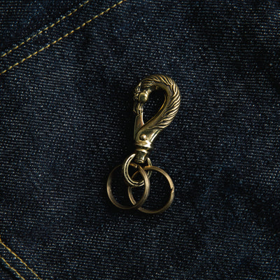 Peanuts & Co Horse Key Hook - Brass - Medium - Standard & Strange