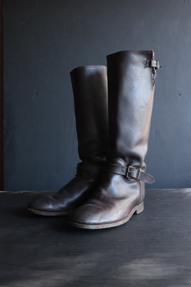 Black Sign BS Aviator Boots w/ Separate Biltrite Rubber - Black ...