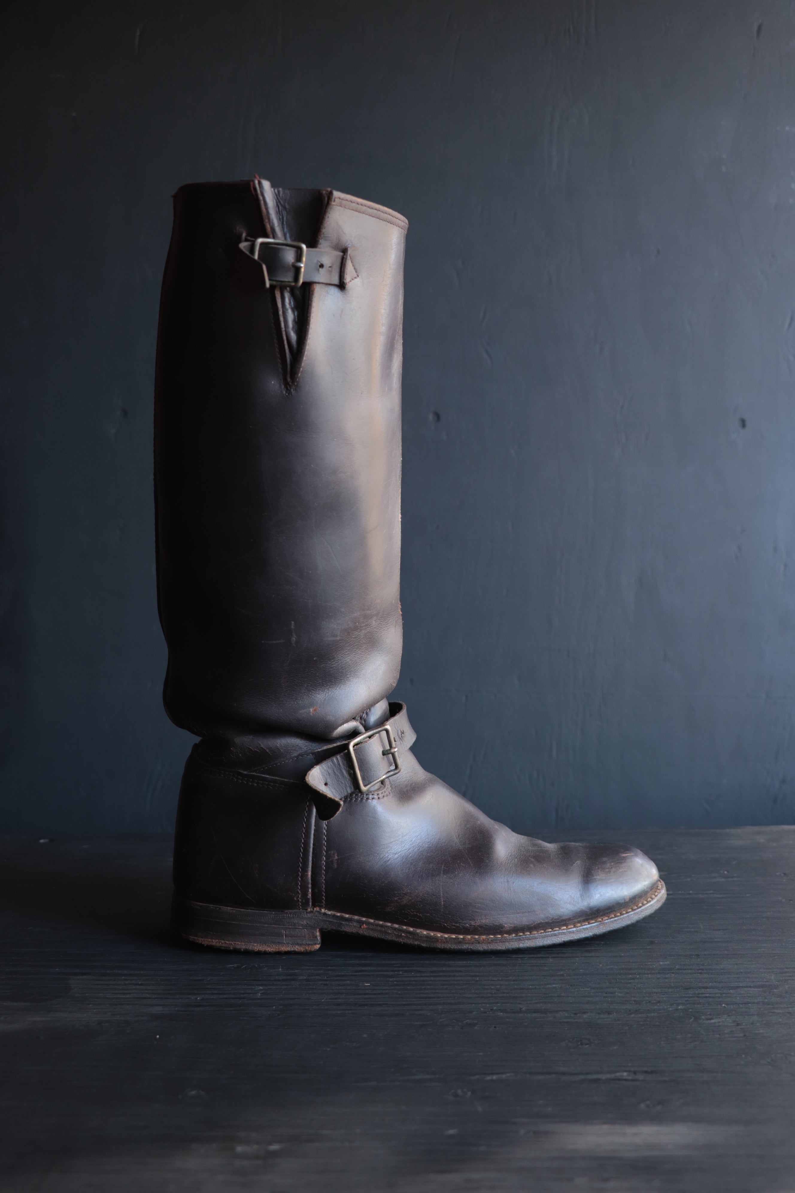 Black Sign BS Aviator Boots w/ Separate Biltrite Rubber - Black ...