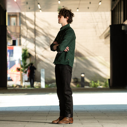 Indigofera Buck Tapered Fit - 14oz Gunpowder Black Selvedge - Standard & Strange