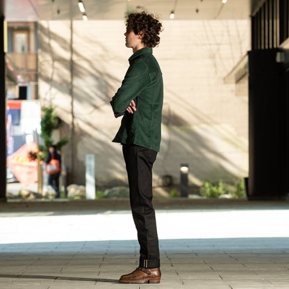 Indigofera Buck Tapered Fit - 14oz Gunpowder Black Selvedge - Standard & Strange