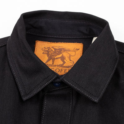 Indigofera Copeland Slim Fit Jacket - 14oz Black Gunpowder Selvedge - Standard & Strange