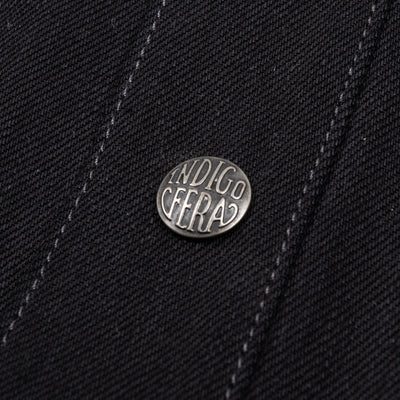 Indigofera Copeland Slim Fit Jacket - 14oz Black Gunpowder Selvedge - Standard & Strange