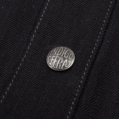 Indigofera Copeland Slim Fit Jacket - 14oz Black Gunpowder Selvedge - Standard & Strange