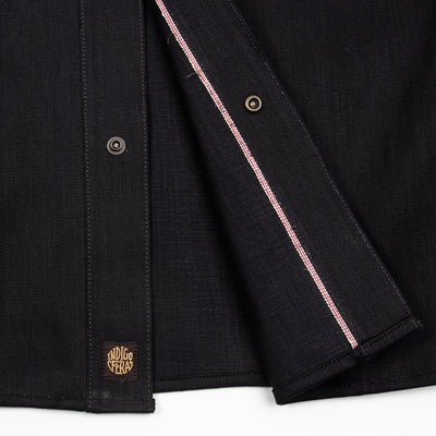 Indigofera Copeland Slim Fit Jacket - 14oz Black Gunpowder Selvedge - Standard & Strange