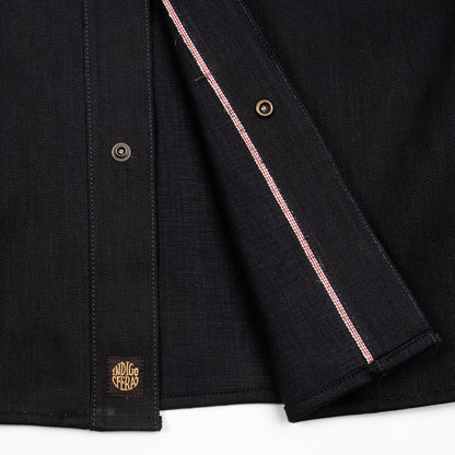 Indigofera Copeland Slim Fit Jacket - 14oz Black Gunpowder Selvedge - Standard & Strange