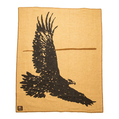 Indigofera Eagle Blanket - Beige / Black / Brown - Standard & Strange