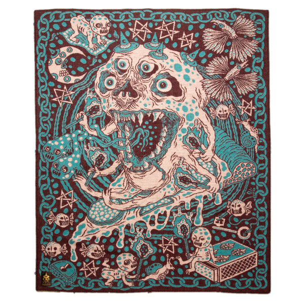 Indigofera Pizza Hyena Blanket - Standard & Strange