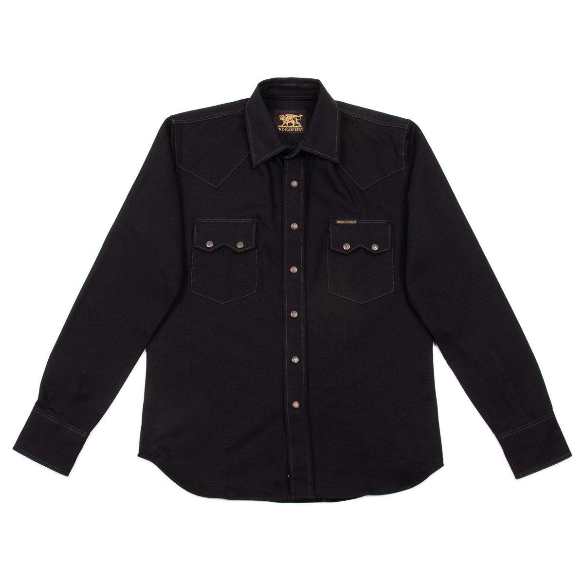 Indigofera Ryman Shirt - Black Denim - Standard & Strange