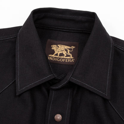 Indigofera Ryman Shirt - Black Denim - Standard & Strange