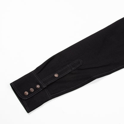 Indigofera Ryman Shirt - Black Denim - Standard & Strange