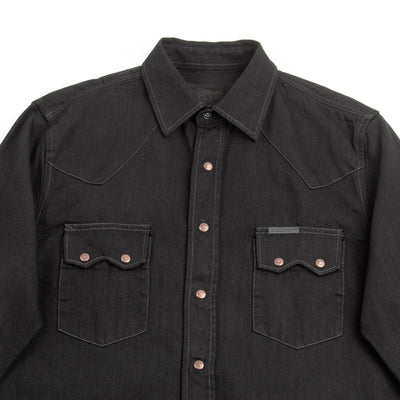 Indigofera Ryman Shirt - Black Denim Rinsed - Standard & Strange