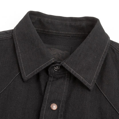 Indigofera Ryman Shirt - Black Denim Rinsed - Standard & Strange