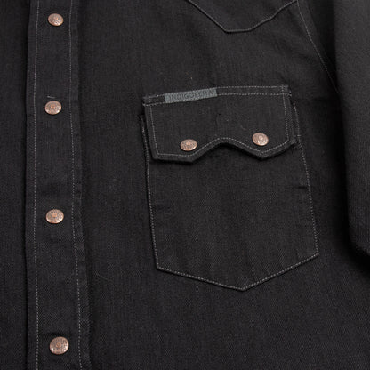 Indigofera Ryman Shirt - Black Denim Rinsed - Standard & Strange
