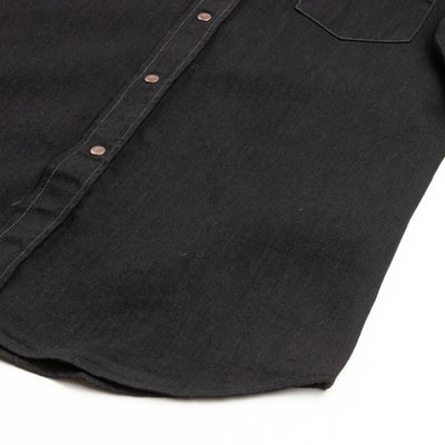 Indigofera Ryman Shirt - Black Denim Rinsed - Standard & Strange