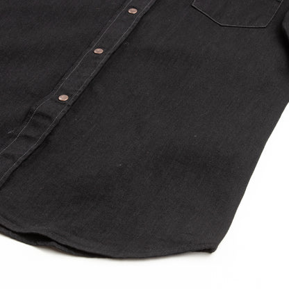 Indigofera Ryman Shirt - Black Denim Rinsed - Standard & Strange