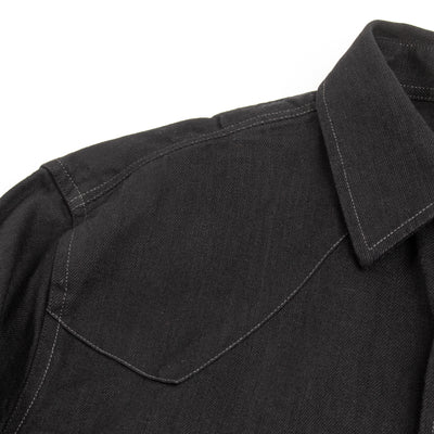Indigofera Ryman Shirt - Black Denim Rinsed - Standard & Strange
