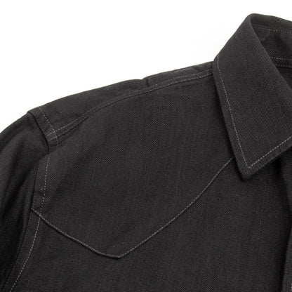 Indigofera Ryman Shirt - Black Denim Rinsed - Standard & Strange