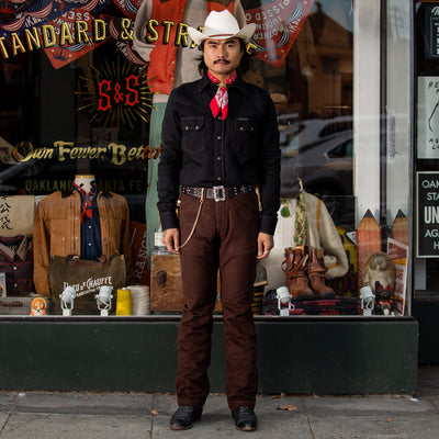 Indigofera Ryman Shirt - Black Denim Rinsed - Standard & Strange