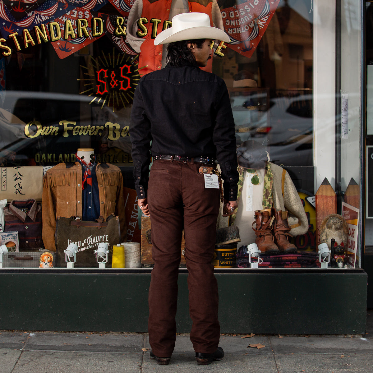 Indigofera Ryman Shirt - Black Denim Rinsed - Standard & Strange
