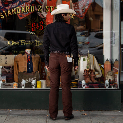 Indigofera Ryman Shirt - Black Denim Rinsed - Standard & Strange