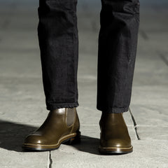 John Lofgren Chelsea Boots - Olive CXL - Standard & Strange
