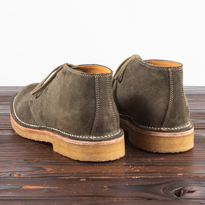 John Lofgren Desert Boots - Olive Suede - Standard & Strange