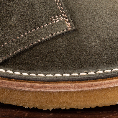 John Lofgren Desert Boots - Olive Suede - Standard & Strange