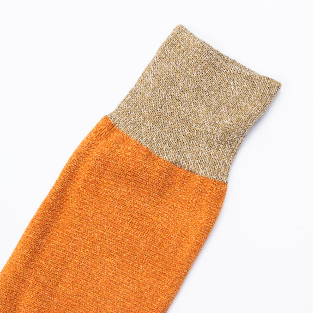 John Lofgren Two Pack Socks - Camo Olive x Grained Orange - Standard & Strange