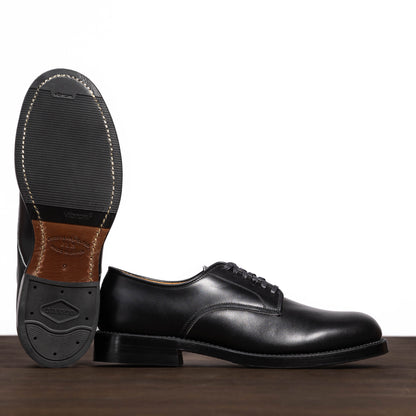 John Lofgren USN Low Quarter Shoes - Black Calfskin - Standard & Strange