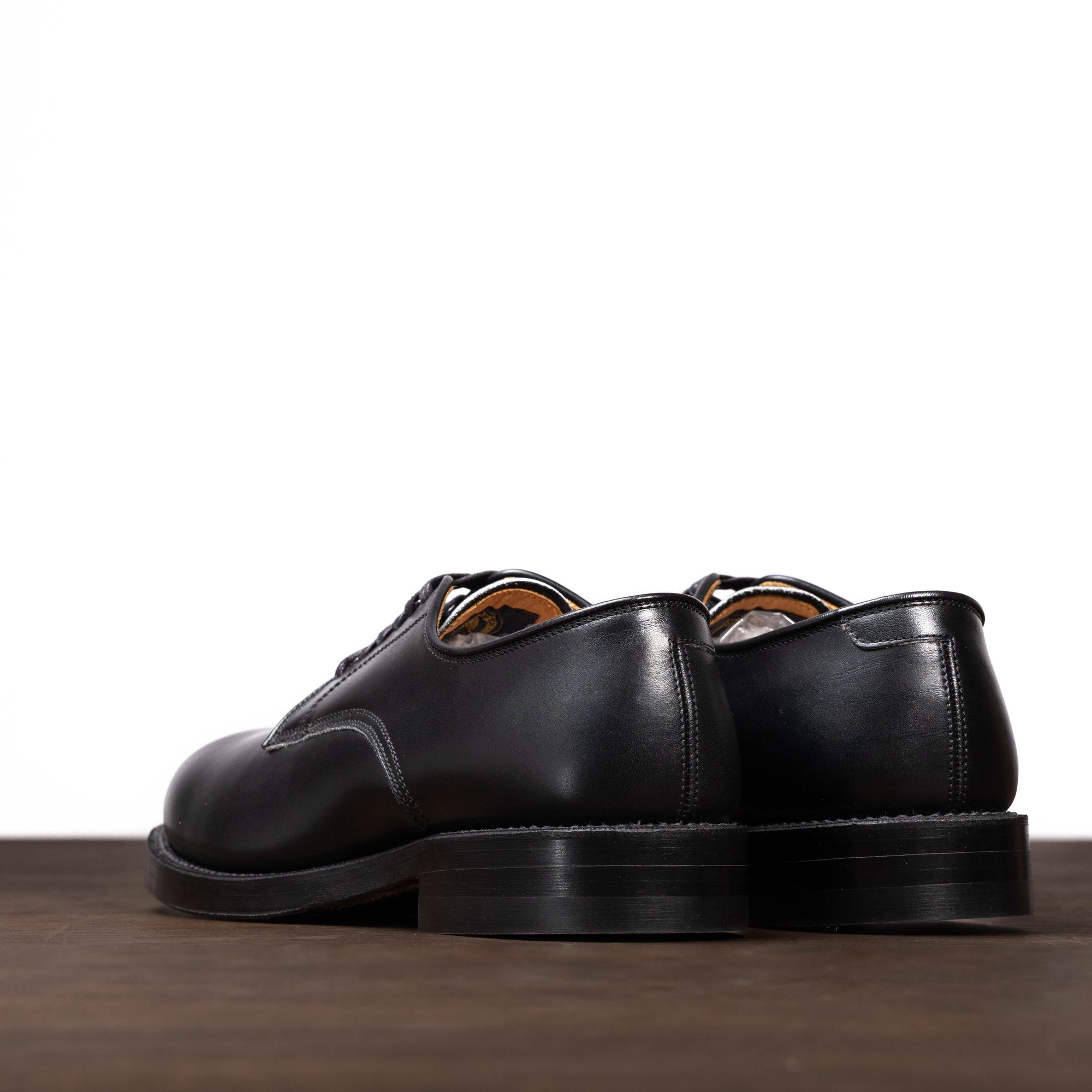 John Lofgren USN Low Quarter Shoes - Black Calfskin - Standard