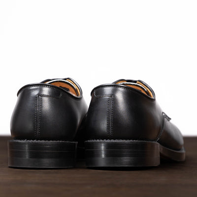 John Lofgren USN Low Quarter Shoes - Black Calfskin - Standard & Strange