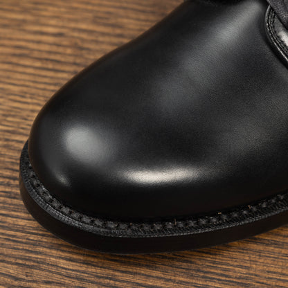 John Lofgren USN Low Quarter Shoes - Black Calfskin - Standard & Strange