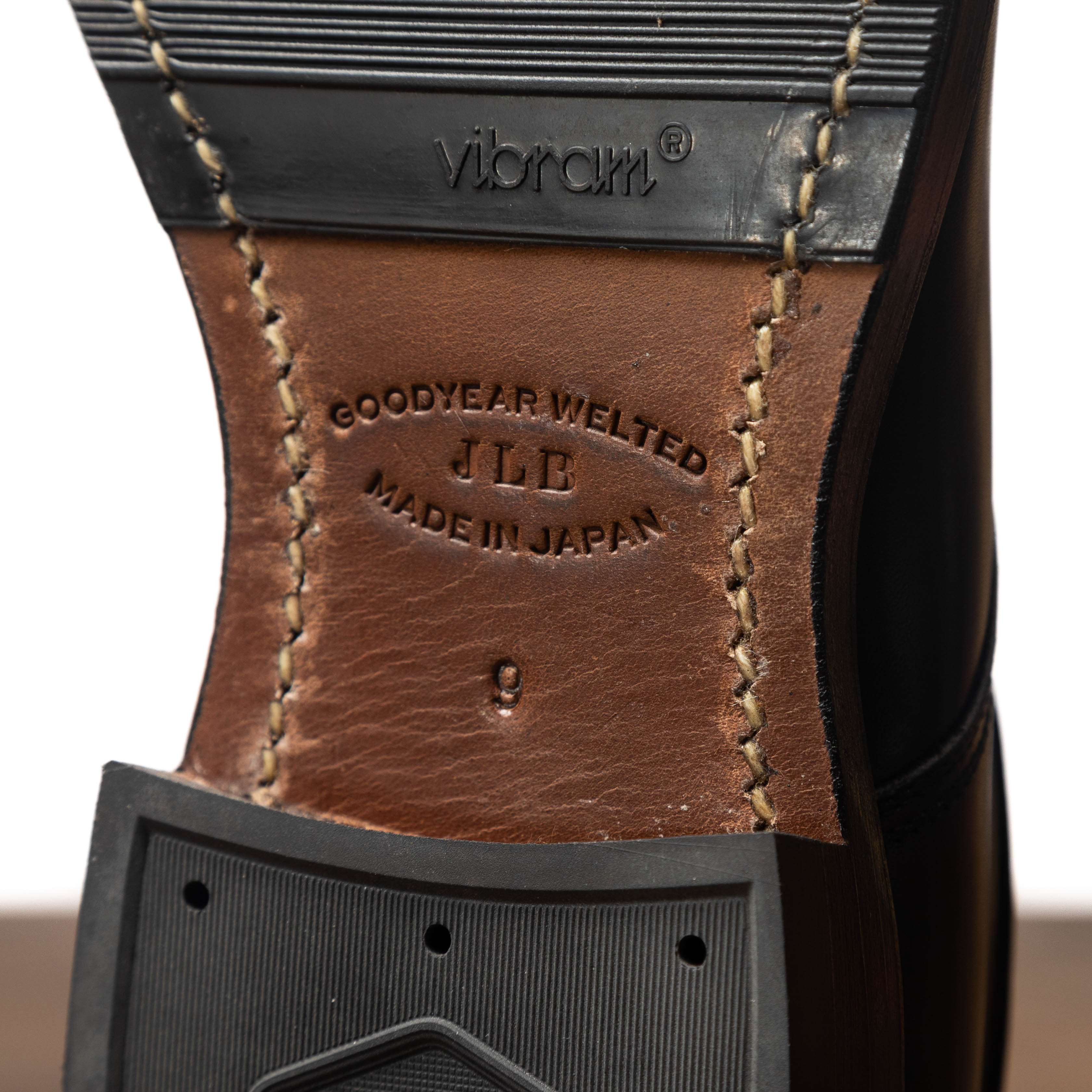 John Lofgren USN Low Quarter Shoes - Black Calfskin - Standard & Strange