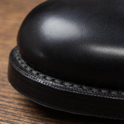 John Lofgren USN Low Quarter Shoes - Black Calfskin - Standard & Strange