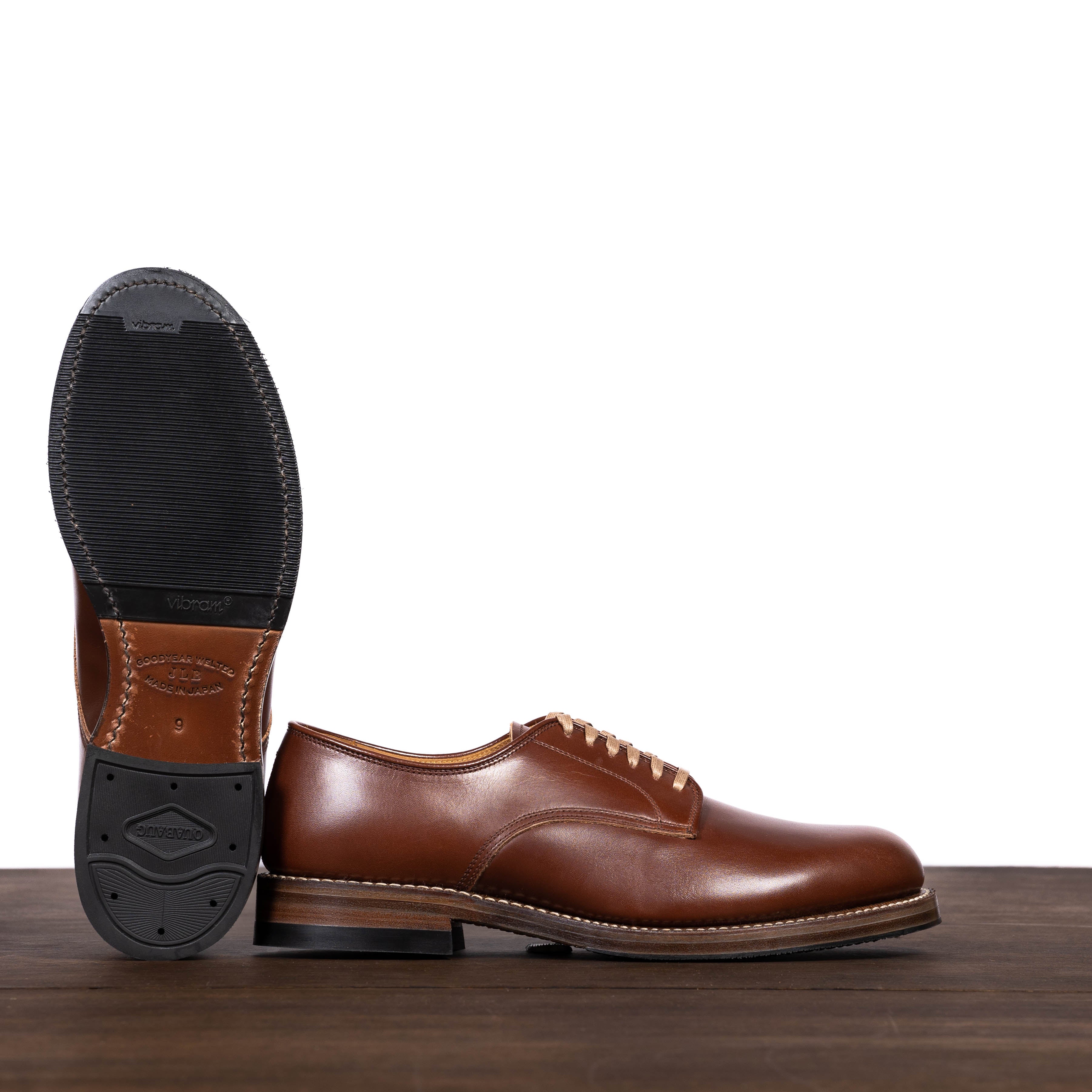 John Lofgren USN Low Quarter Shoes - Russet Brown Calfskin - Standard & Strange