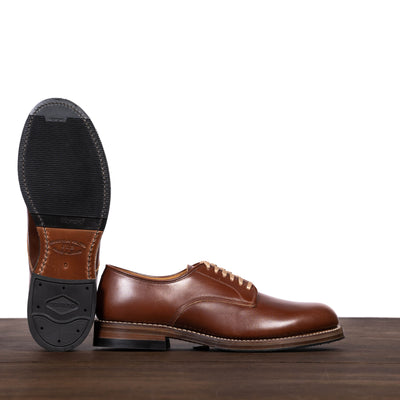 John Lofgren USN Low Quarter Shoes - Russet Brown Calfskin - Standard & Strange