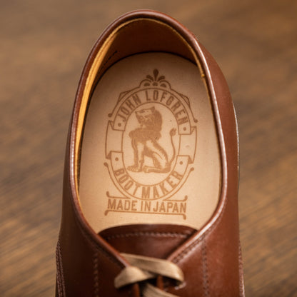 John Lofgren USN Low Quarter Shoes - Russet Brown Calfskin - Standard & Strange