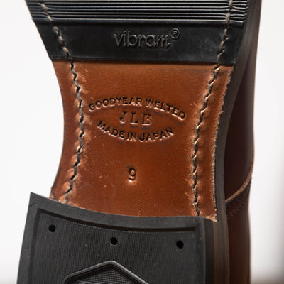 John Lofgren USN Low Quarter Shoes - Russet Brown Calfskin - Standard & Strange