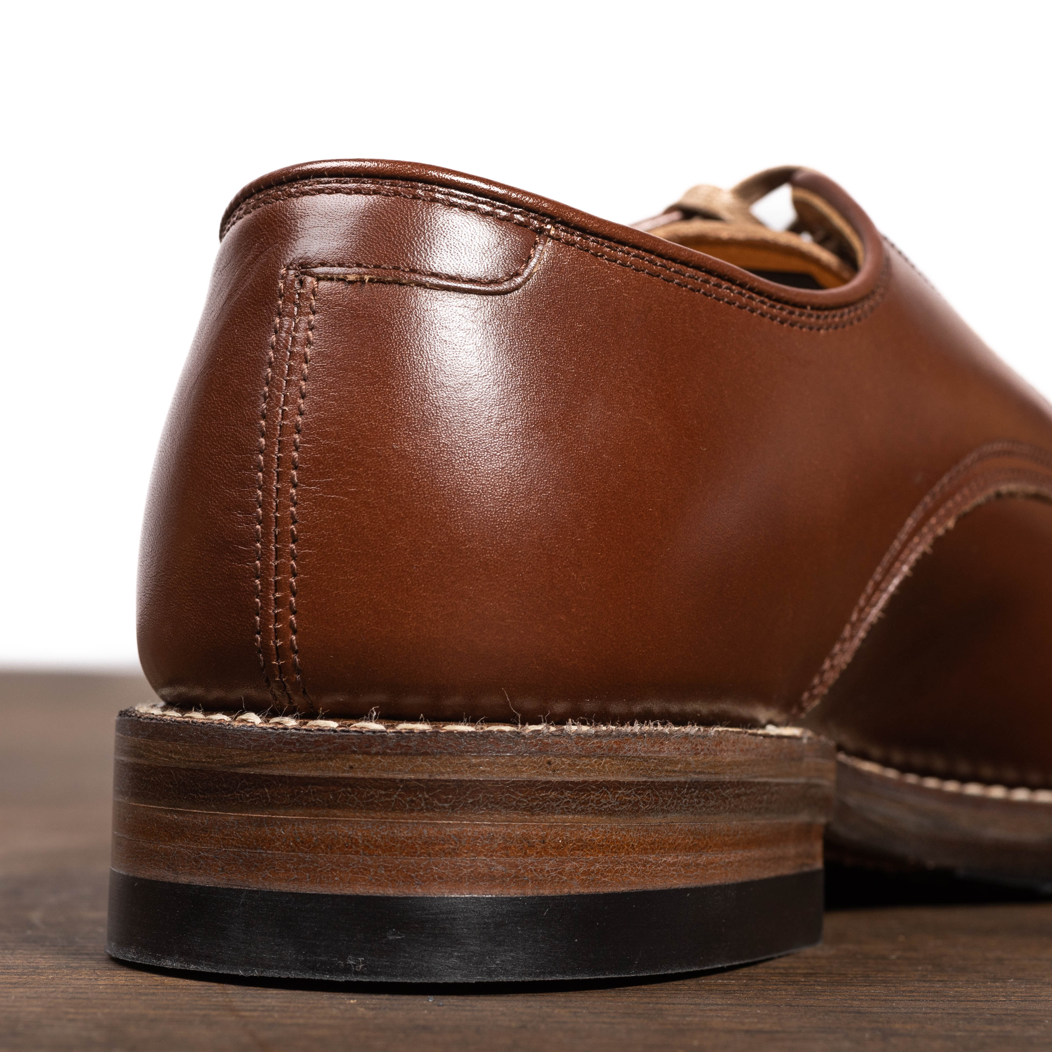 John Lofgren USN Low Quarter Shoes - Russet Brown Calfskin - Standard & Strange