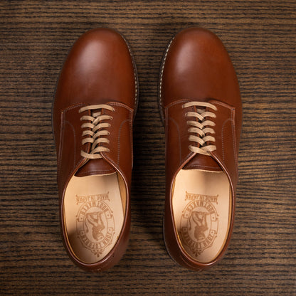 John Lofgren USN Low Quarter Shoes - Russet Brown Calfskin - Standard & Strange